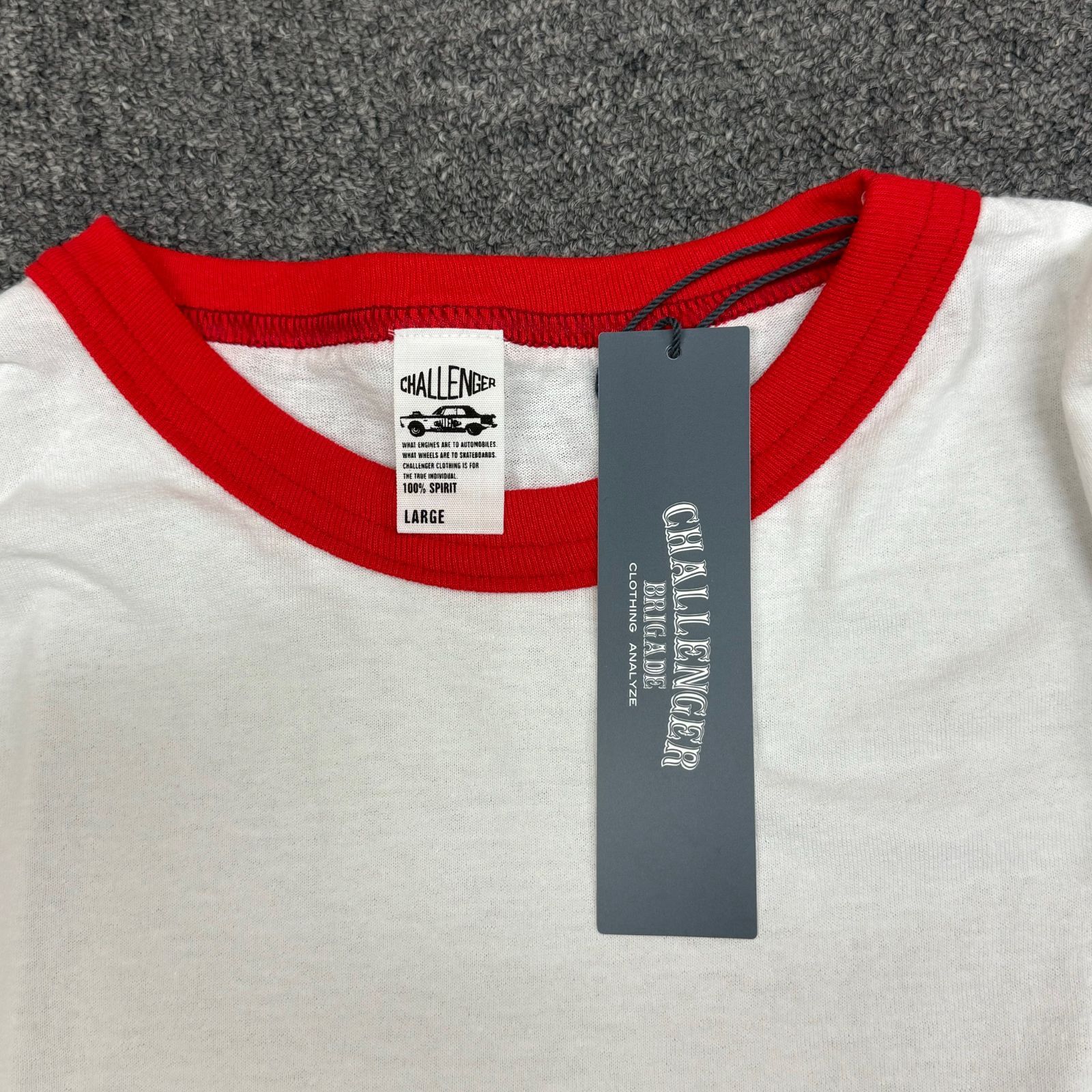 定価7480円 新品 CHALLENGER 23SS BURNING SNAKE RINGER TEE リンガーT 