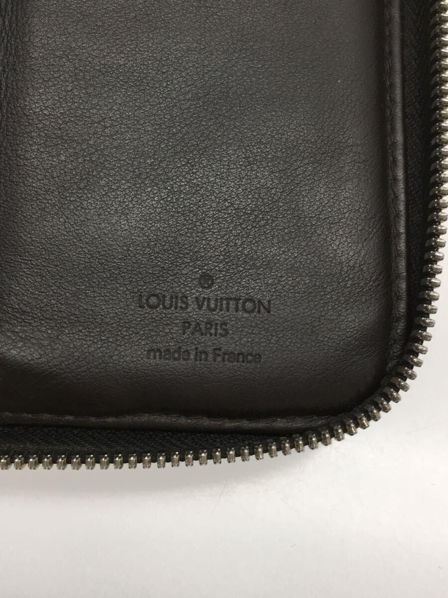 LOUIS VUITTON ポルト・フォイユ・ロンジッペ_ダミエ・ジェアン_BLK ナイロン ブラック メンズ - メルカリ