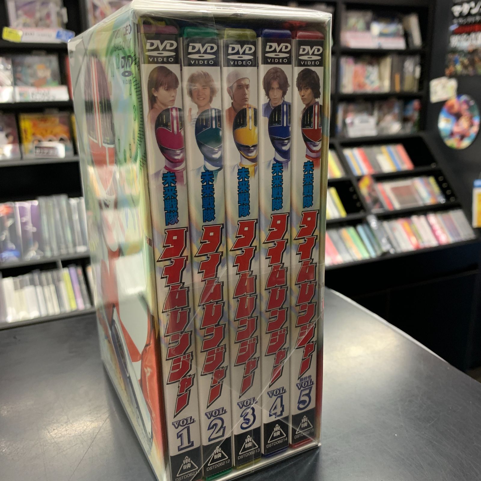 DVD 未来戦隊タイムレンジャー 全5巻セット