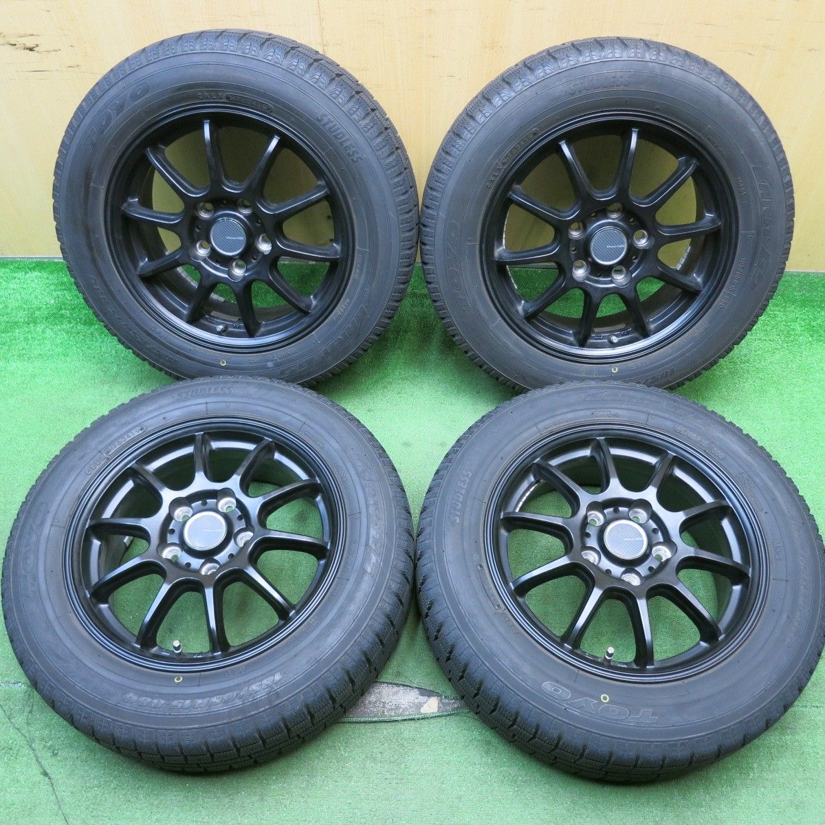 バリ溝 9分 スタッドレス 185|65R15 トーヨー ガリット G5 VEMOTION LCZ 010R Vエモーション 15インチ PCD114.3|5H 5052407HAス