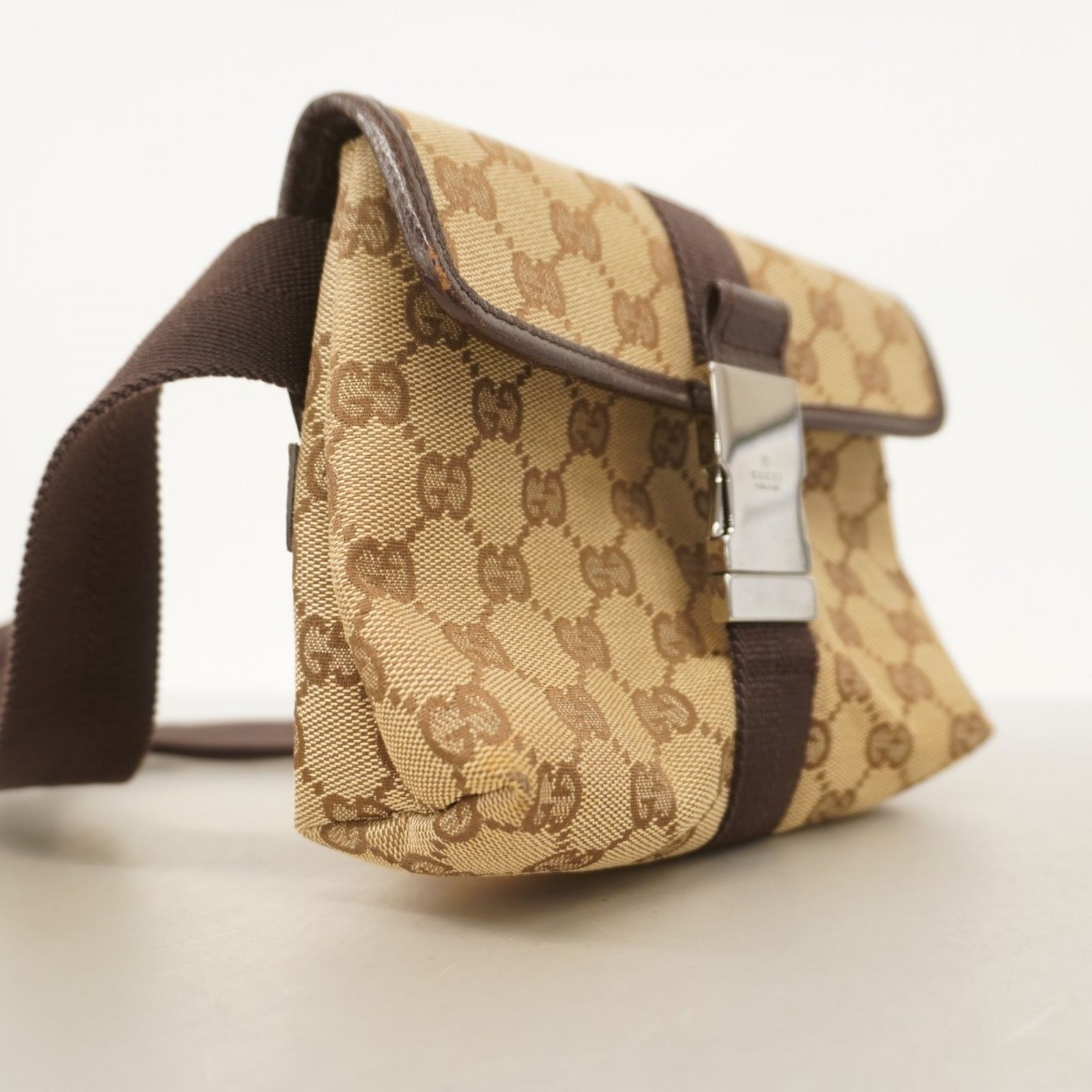 グッチ Gucci グッチ ウエストバッグ GGキャンバス 131236 キャンバス ブラウン メンズ レディース