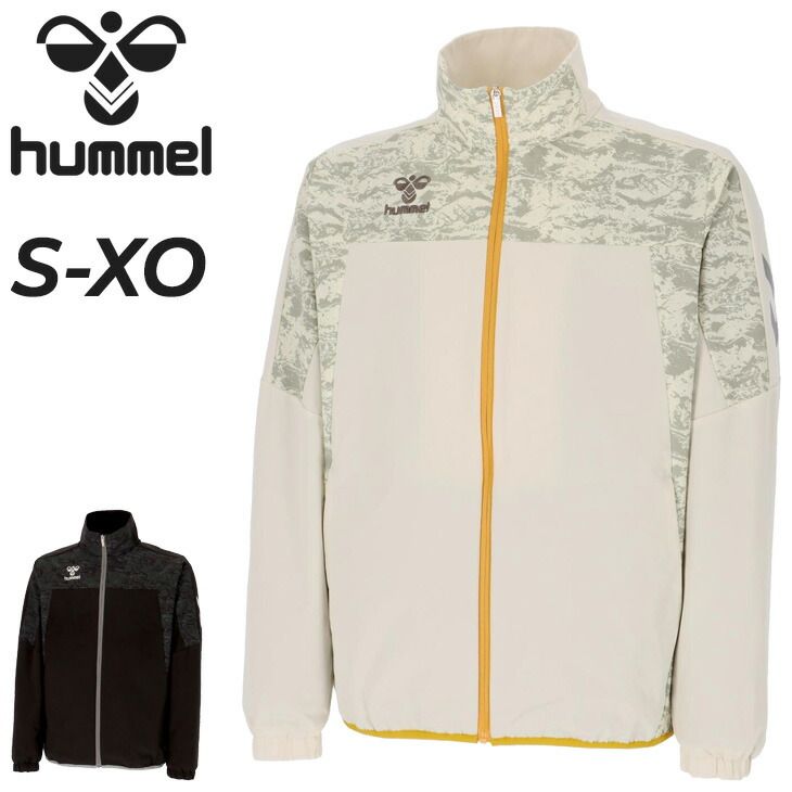 ヒュンメル ウインドブレーカー メンズ hummel 裏トリコット ジャケット フルジップ 裏起毛 長袖 ストレッチ はっ水 防風 アウター スポーツウェア サッカー トレーニング ウインドブレーカー 男性 ウィンドジャケット |HAW2193