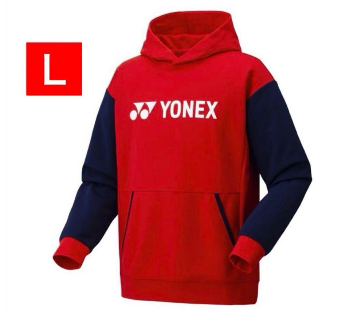 YONEX 25 ユニ パーカー カタログ未掲載 受注会 裏起毛 ヨネックス ウエア Ｌサイズ
