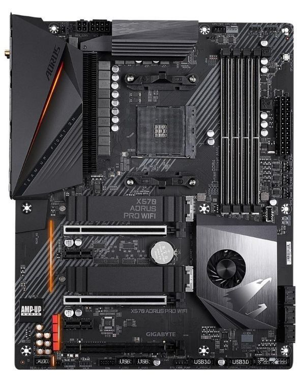 GIGABYTE X570 AORUS PRO WIFI AMD Ryzen 3000 PCIe 4.0 SATA 6Gb|s USB 3.2 AMD X570 ATX Motherboard