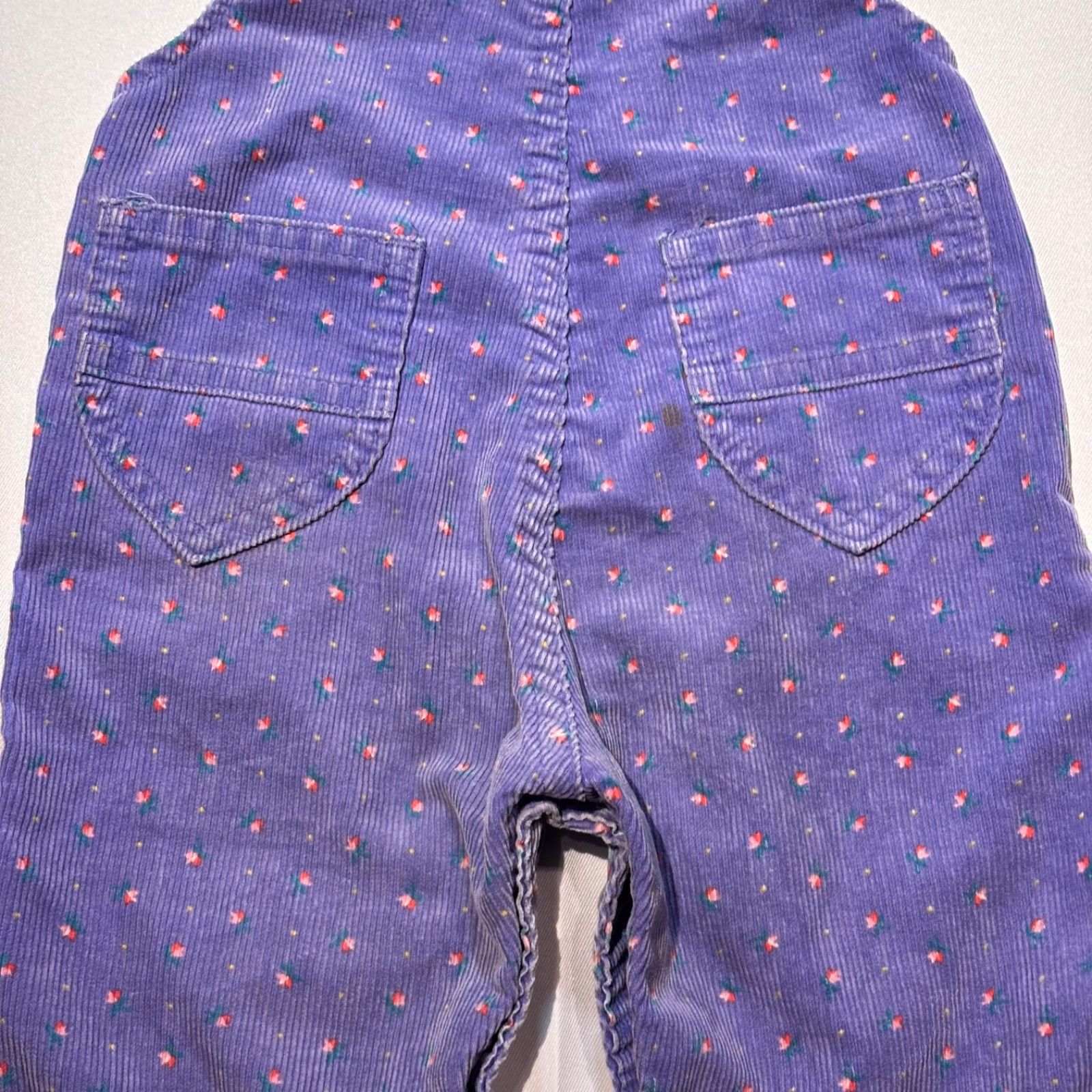 コーデュロイ 花柄