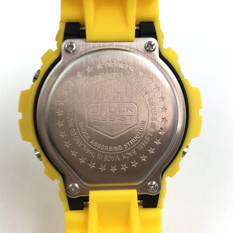 中古】G-SHOCK G-SHOCK DW-6900TR-9JR イエロー クオーツ 電波受信なし