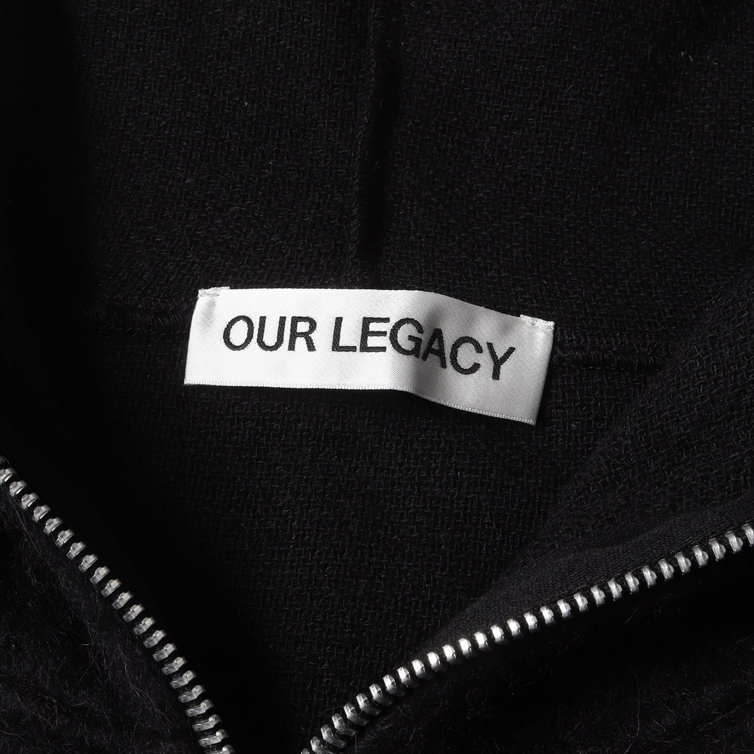 新品】OUR LEGACY アワー レガシー パーカー ブラック 黒 サイズ:50 
