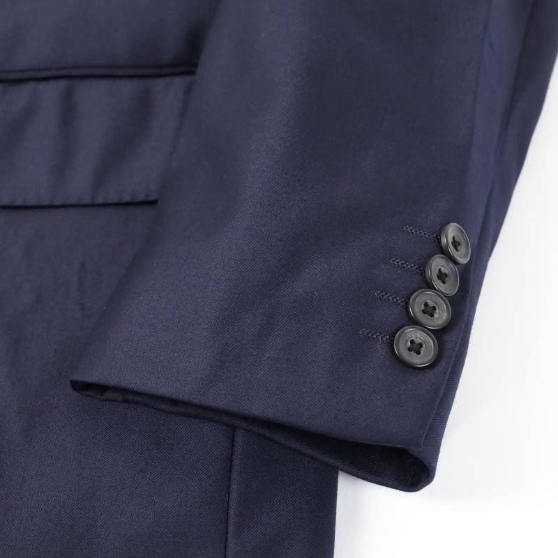 ネイビー 背抜き