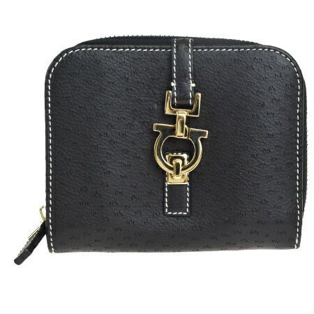 超美品 サルバトーレフェラガモ Salvatore Ferragamo ガンチーニ 二