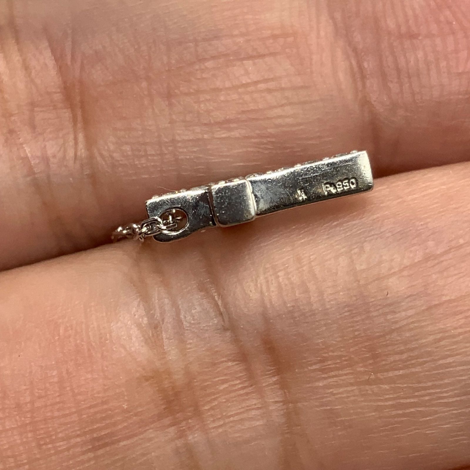 ヴァンドーム青山 プラチナ950 850 ネックレス アジャスターセット 3.9 