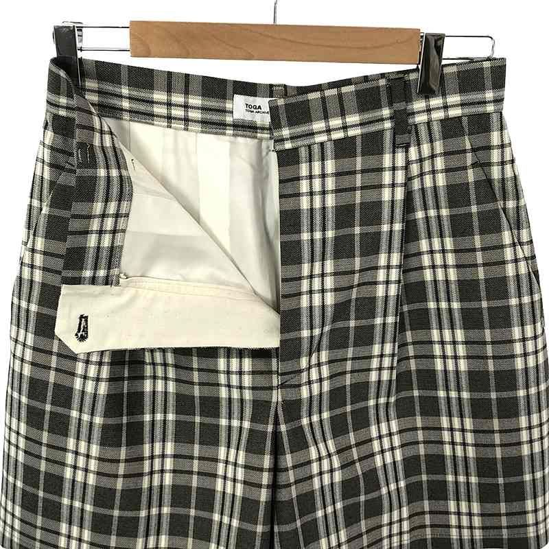 TOGA チェックパンツ　ハーフパンツ　トーガ 楽天市場】TOGA トーガ 21SS 日本製 Check short pants チェック