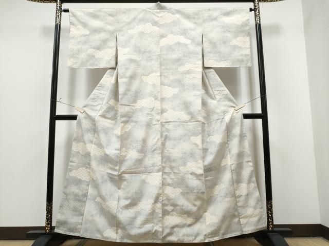 ★セール開催★重要無形文化財 本場結城紬 モロ入り細工 地機 ブラックフライデーセール】 【井上商事 本場結城紬】 重要無形文化財