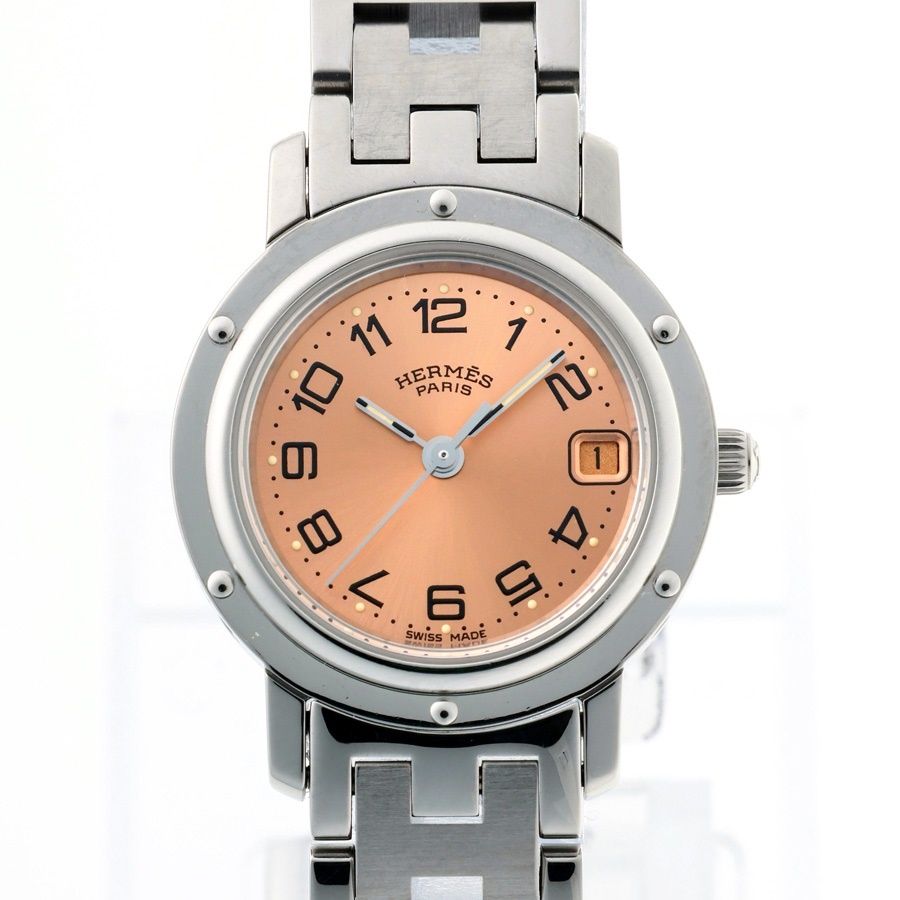 エルメス | HERMES クリッパー CL4.210 ピンク クオーツ 商品番号 A-157842