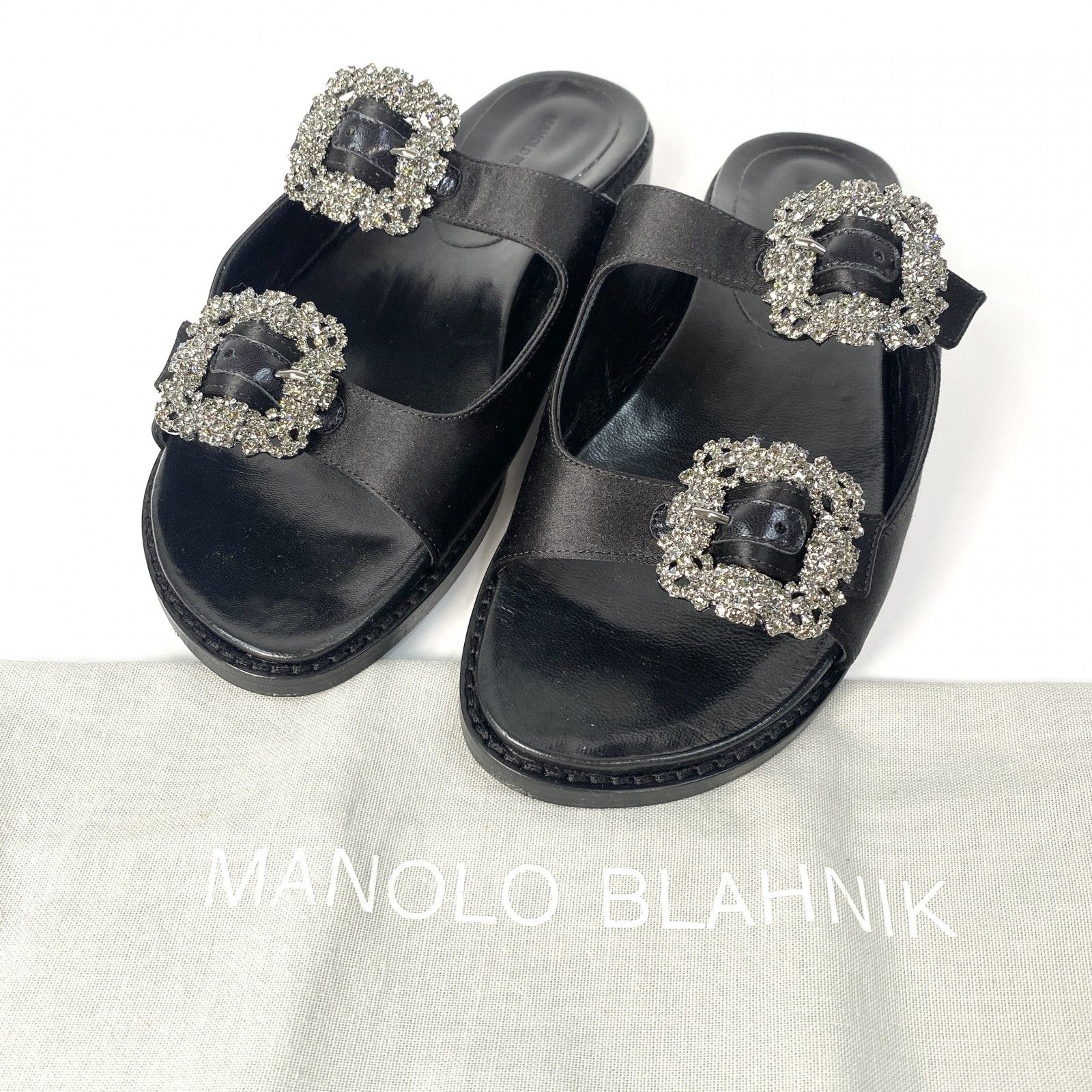 マノロブラニク MANOLO BLAHNIK レディース ハンギシ フラット 