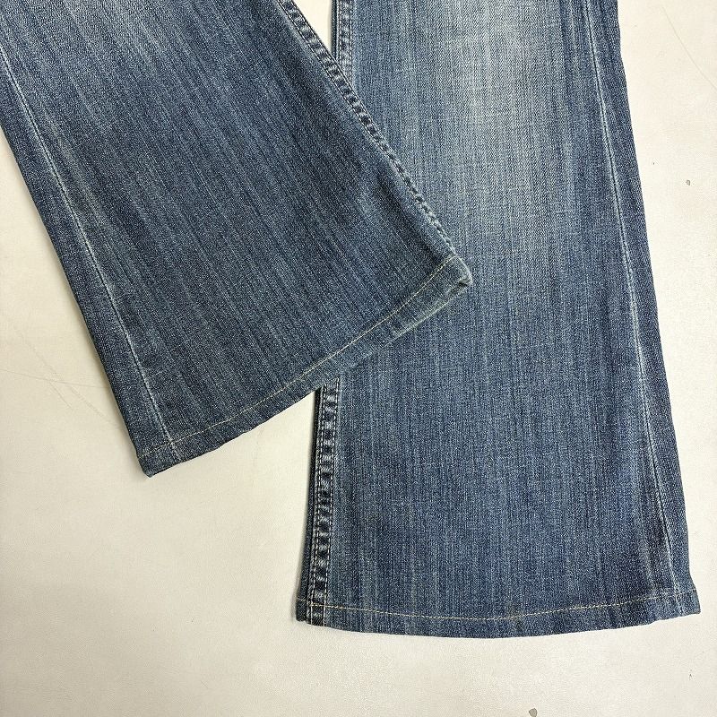 ◇ miss me ミスミー デニムパンツ スタッズ ローライズ フレア