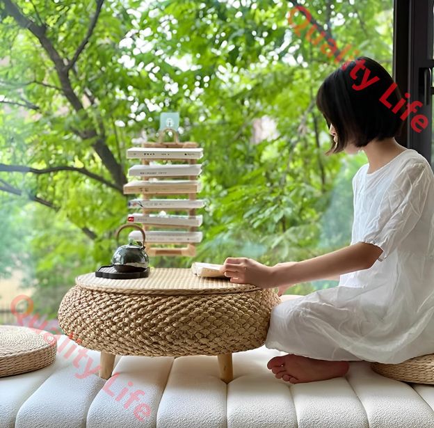 最終価格 ざぶとん付 2脚セット 籐家具 座椅子 ラタン 昭和レトロ 和