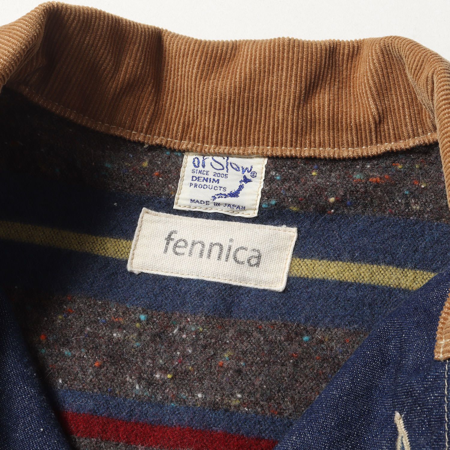 orslow オアスロウ ジャケット サイズ:1 fennica ブランケットライニング ネップ混デニム メカニック ジャケット (Mechanic  jacket blanket lined) インディゴ アウター ブルゾン【メンズ】 - メルカリ