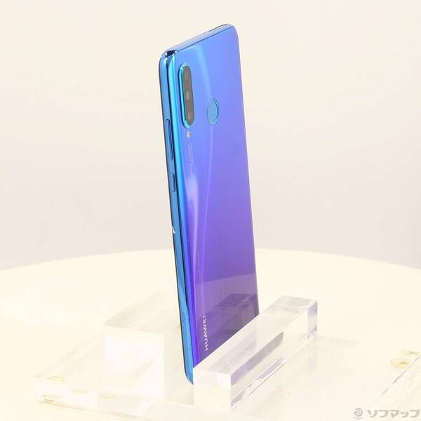 HUAWEI P30 lite ピーコックブルー 64 GB SIMフリー UQmobile HUAWEI
