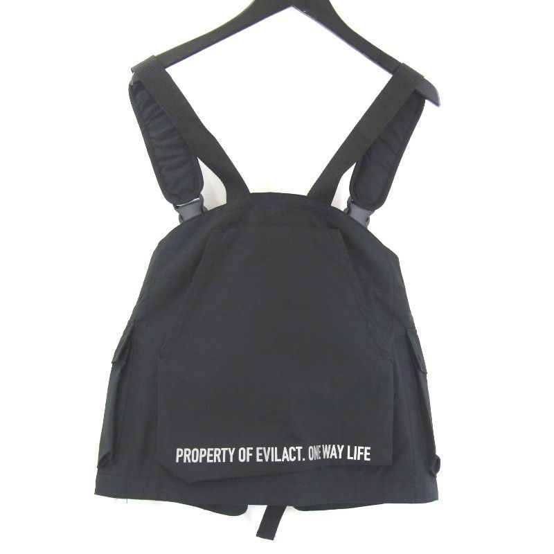 EVILACT イーブルアクト TACTICAL VEST EA25-ACT1-J01 タクティカルベスト ブラック 黒 65008915