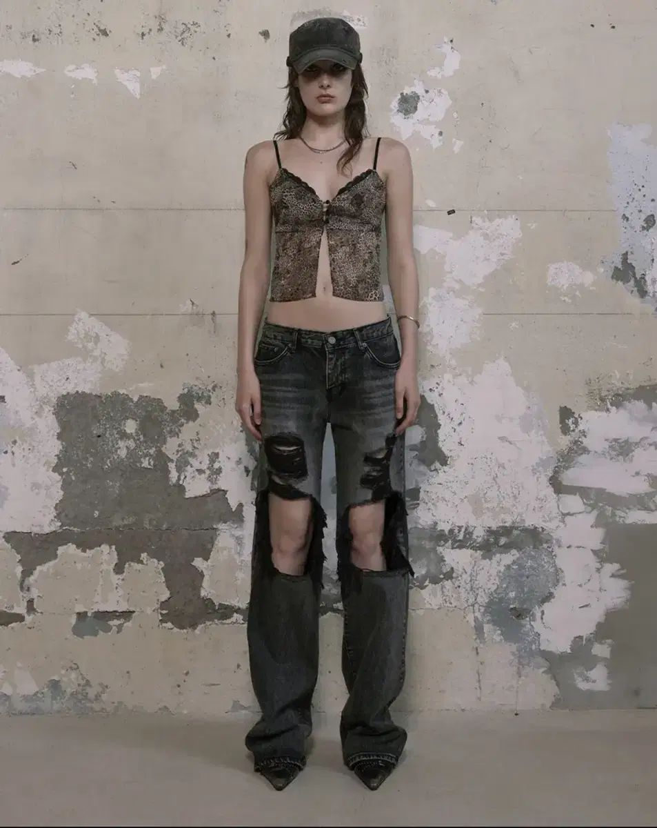 BOHEMSEO ボヘミアンソウル BOHEMSEO ボヘミアンソウル ディストレスト ディープ グレーデニム M