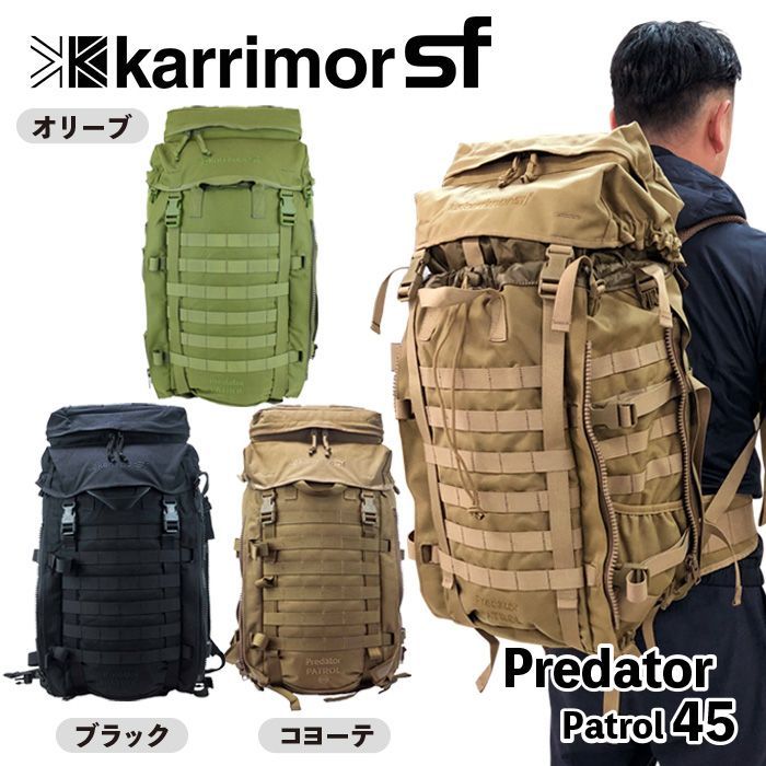 とても綺麗な状態ですKarrimor SF Predator 45 Black