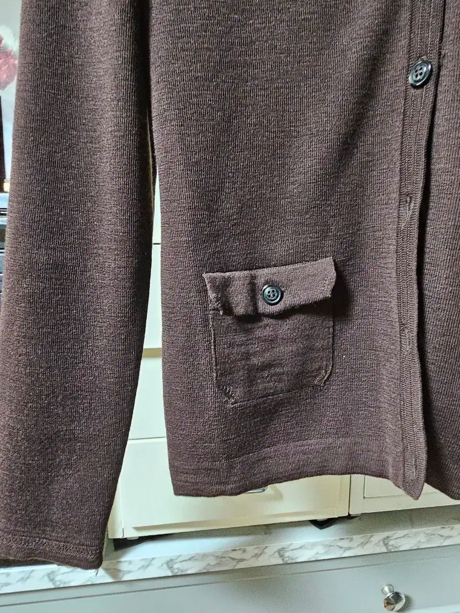  HAZZYS へジス ブラウン スポーツブラ ポケット カーディガン 長袖 カーディガン ボレロ アンサンブル