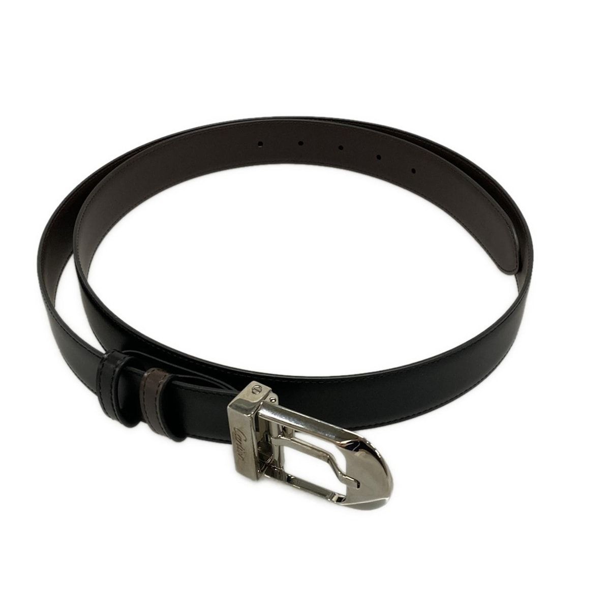 【きれいめファッション51選】上品さと清潔感をキープし Cartier(カルティエ) ベルト - 黒 レザー - メルカリ 小物