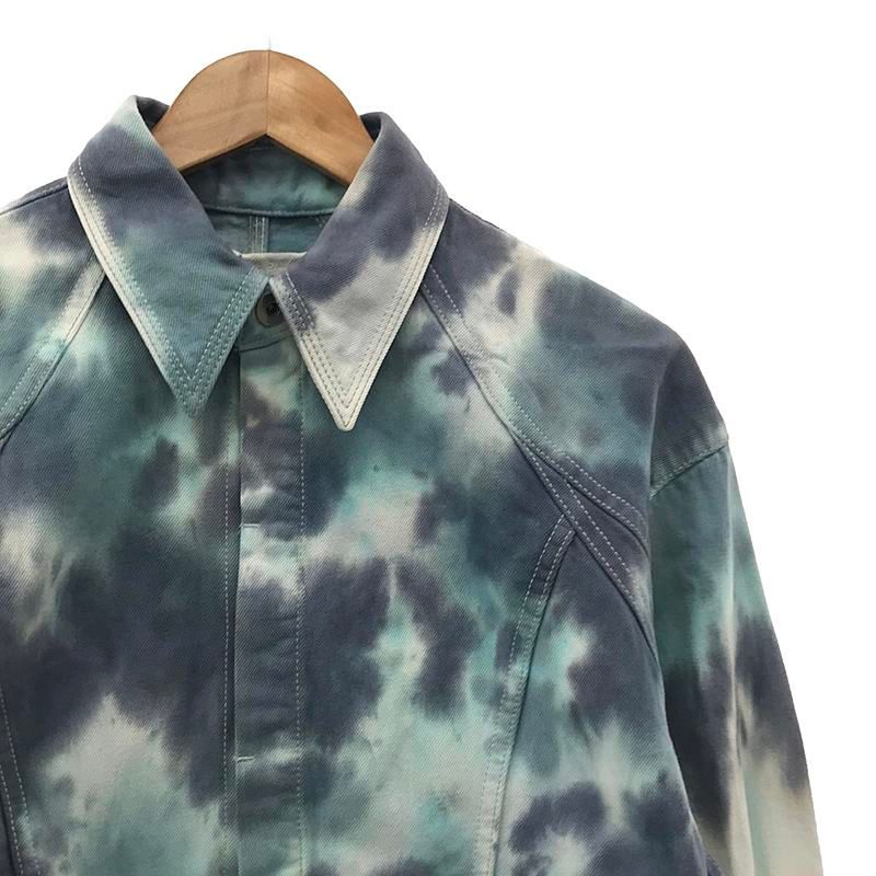 【新品】  KANAKO SAKAI / カナコサカイ | TIE DIE DENIM SHIRT タイダイ デニムシャツ | 36 | マルチカラー | レディース 新品】 KANAKO SAKAI / カナコサカイ | TIE DIE DENIM SHIRT タイダイ