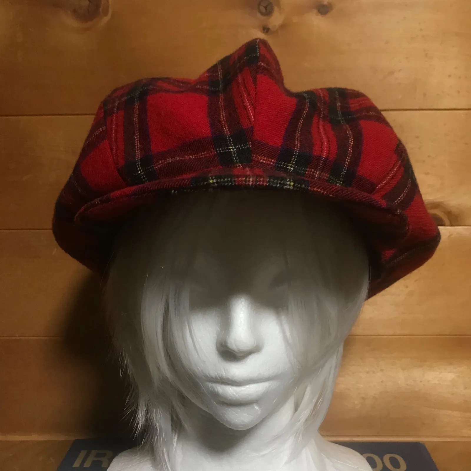 ハンドメイド ビッグキャスケット ロイヤルスチュアート タータン
