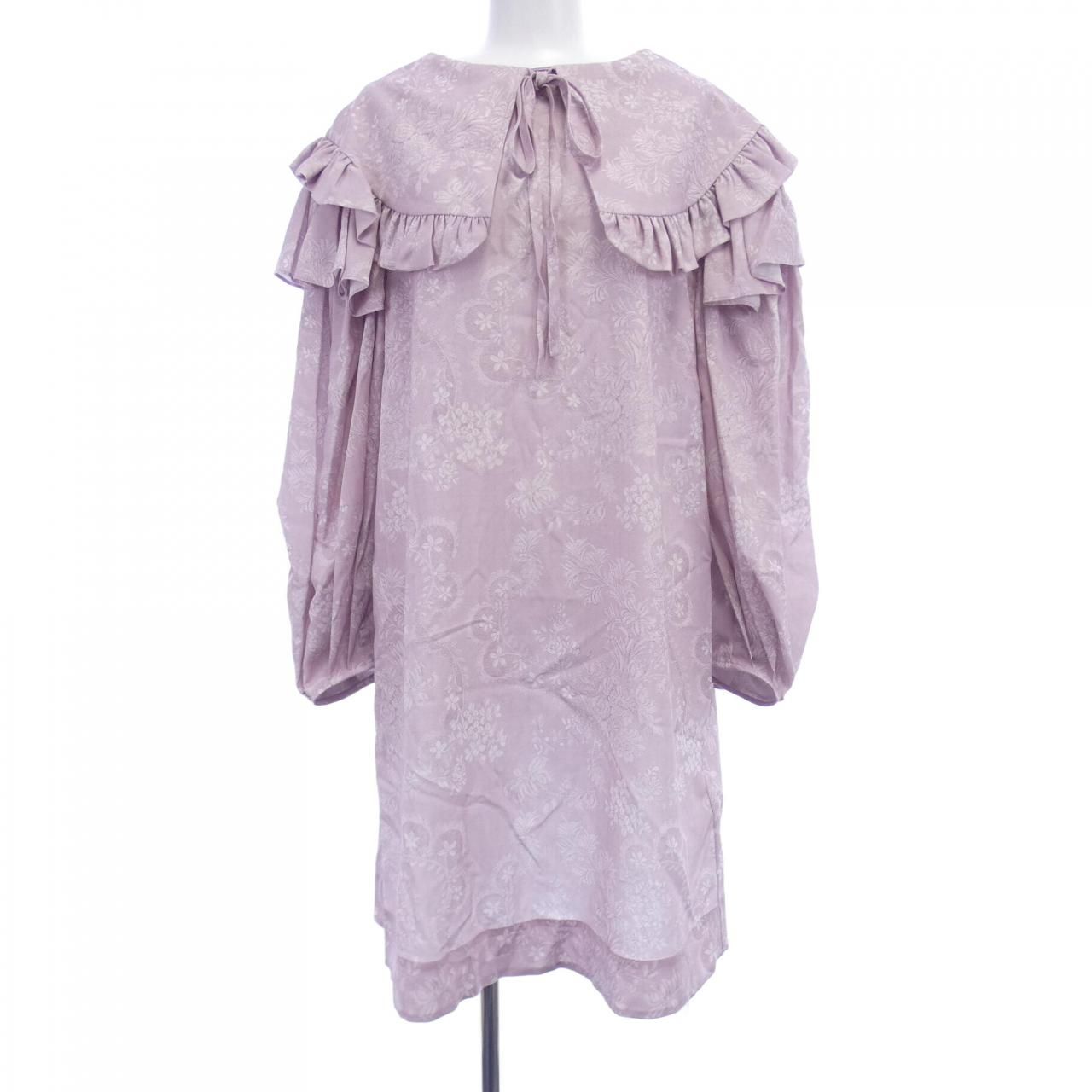 シモーネロシャSimoneRocha バブルドレスシャンパンブルーワンピース