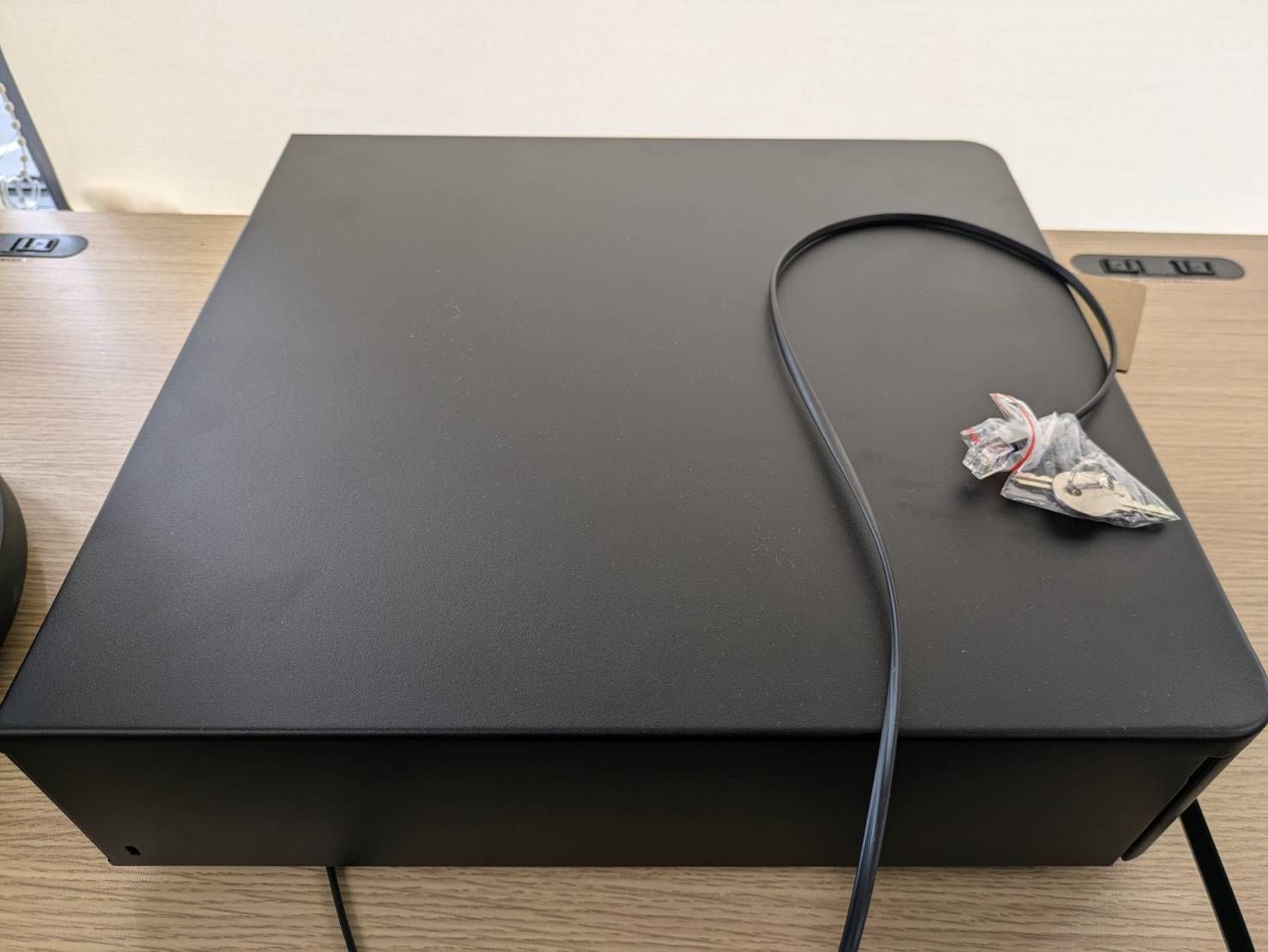 キャッシュドロア(黒） 和信テック WS-330 コンパクト 自動