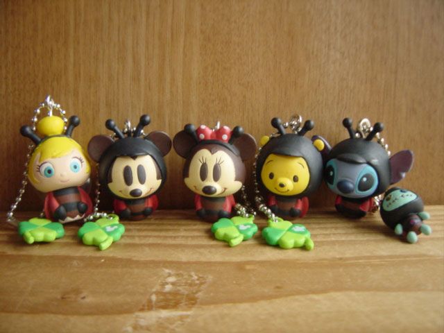 ♯Fqa03AZディズニーてんとう虫コスチュームマスコット全5種 ディズニーキャラクター てんとう虫コスチュームマスコット
