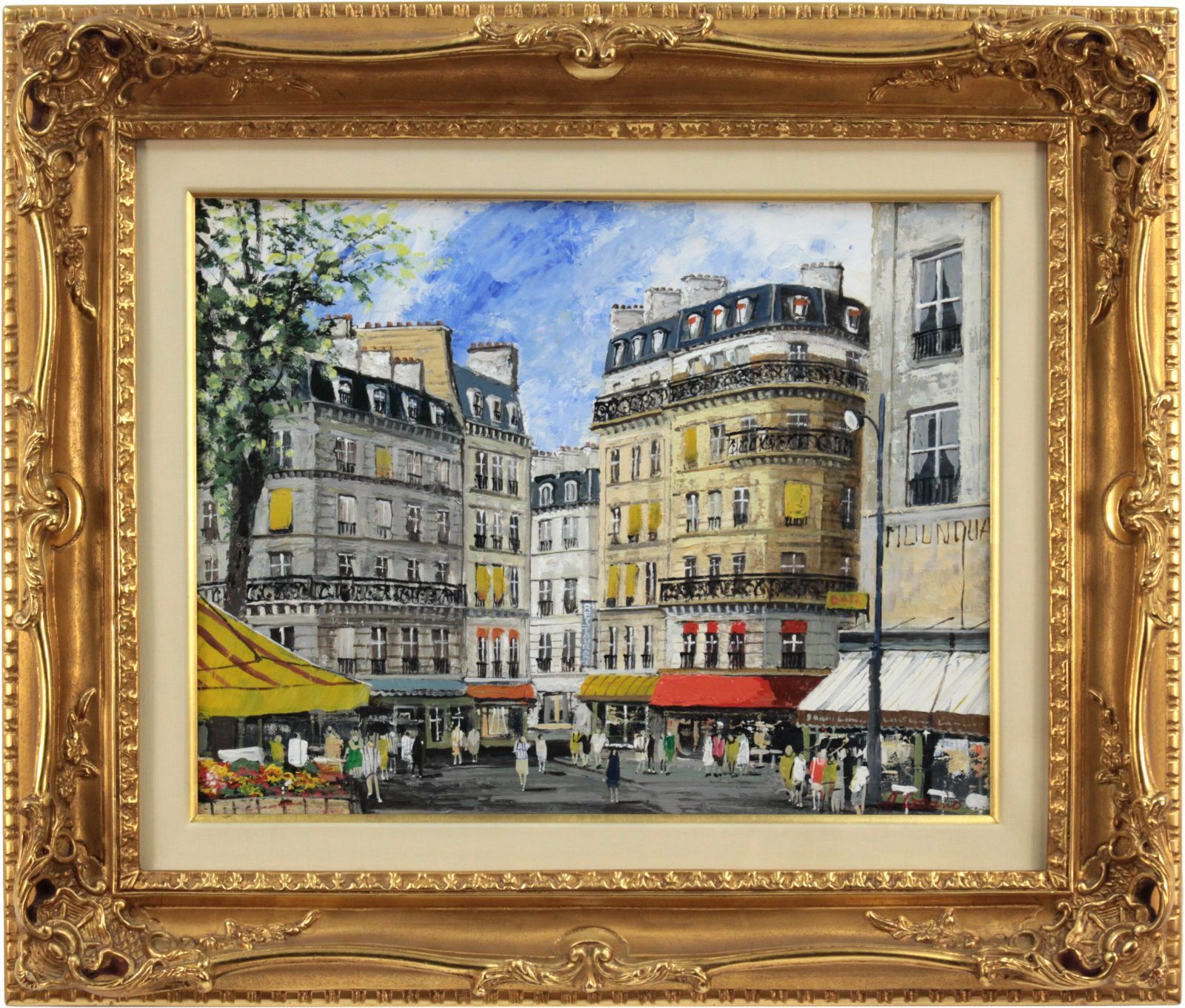 北野明信「奥入瀬」F6号 風景画 北野明信「奥入瀬」F6号 風景画