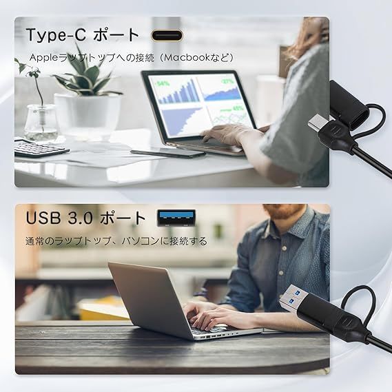 在庫処分】HDMI キャプチャーボード 4K ビデオキャプチャカード USB 3.0 ゲームキャプチャー USB/Type C 2 in 1 小型軽量  UAC＆UVC YUV4:2:2 HDMIビデオ録画/ゲーム録画/ライブ配信/テレワーク/Web会 - メルカリ