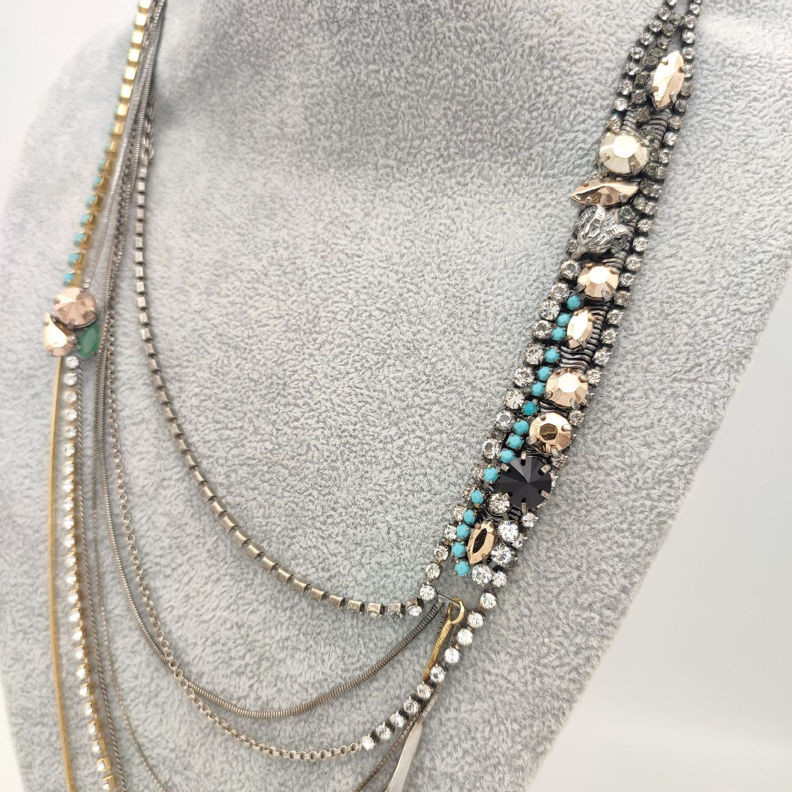 IOSSELLIANI イオッセリアーニ Drop ロングネックレス ゴールド 希少