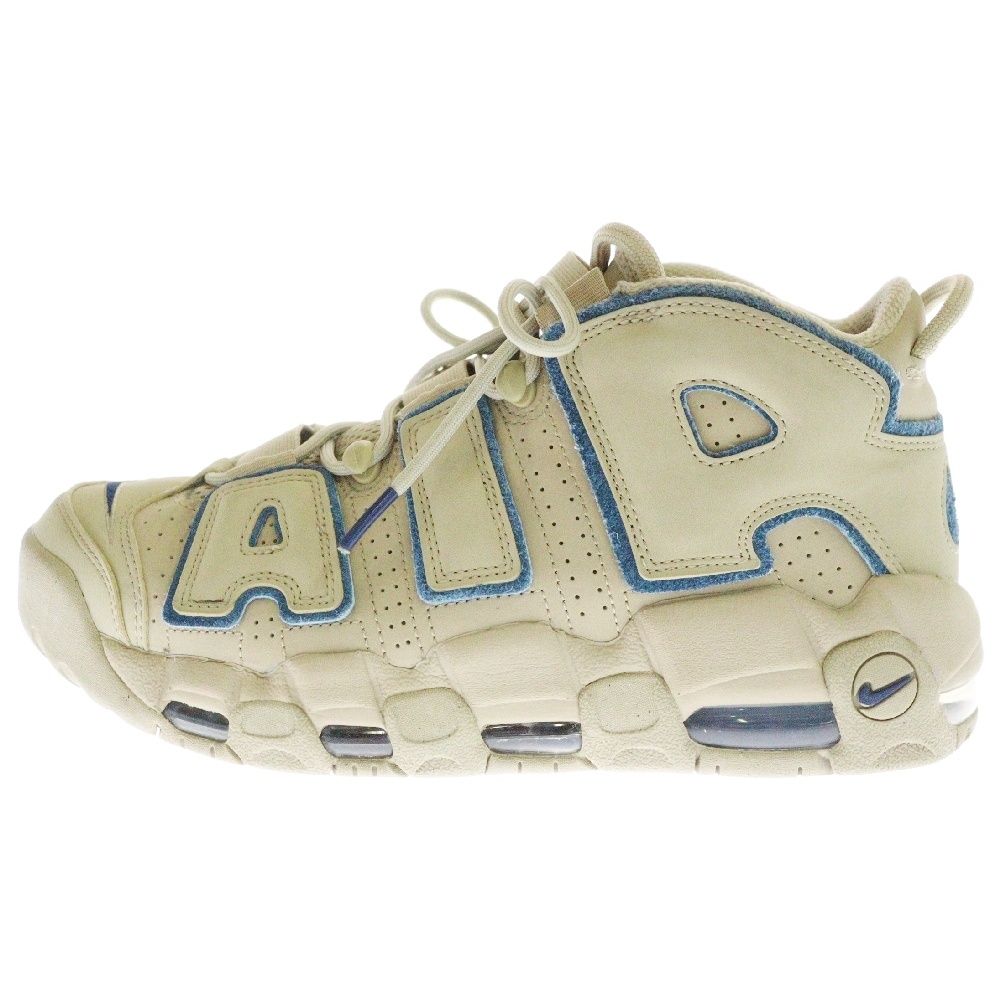 NIKE ナイキ AIR MORE UPTEMPO 96 Limestone and Valerian Blue DV6993-200 エアモアアップテンポ ハイカットスニーカー ベージュ US7.5|25.5cm