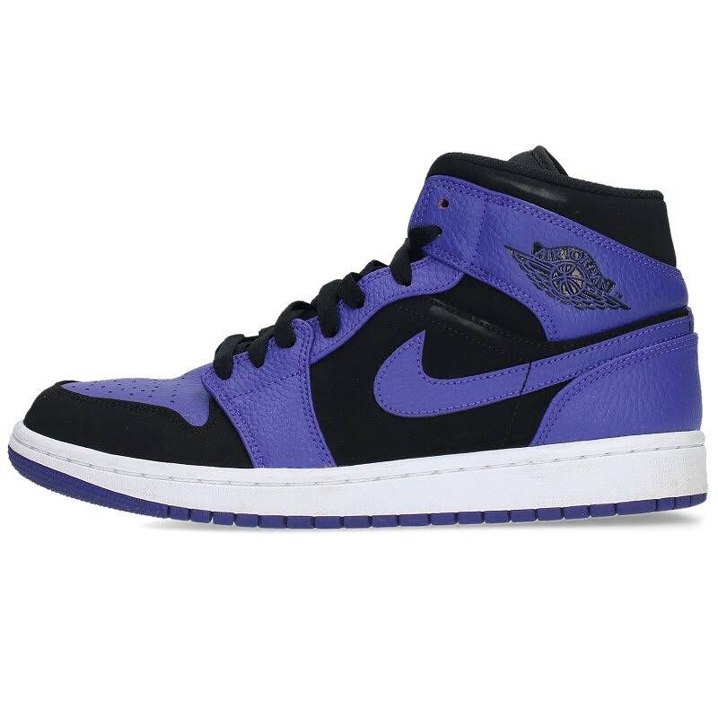 ナイキ AIR JORDAN 1 MID BLACK DARK CONCORD 554724-051 ミッドカット