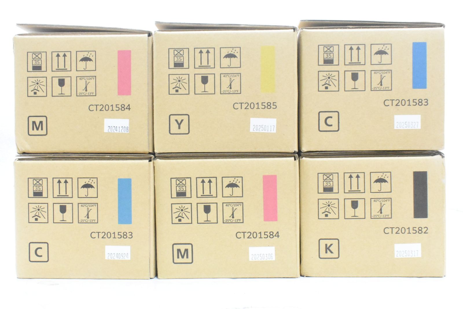 フジゼロックス 純正 トナー CT201582 83 84 85 4色6本 シアン マゼンタ イエロー ブラック FUJI XEROX ITGWWNE2WGJB-D-N28-byebye