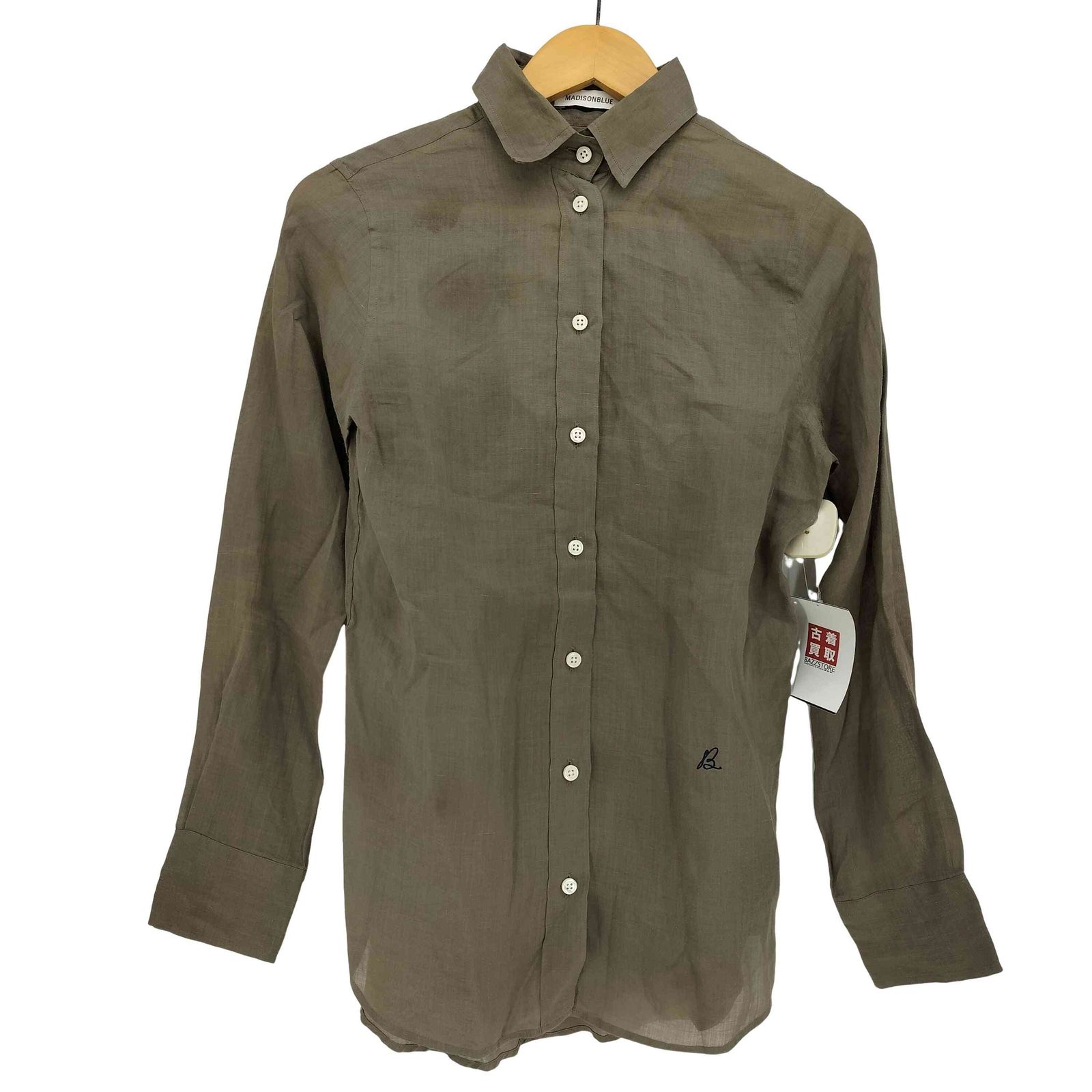 MADISONBLUE - 【お値下げ】【美品】マディソンブルー　リネン　マダムシャツ　01 MADAME SHIRT RAMIE | SHIRT/BLOUSE | MADISONBLUE