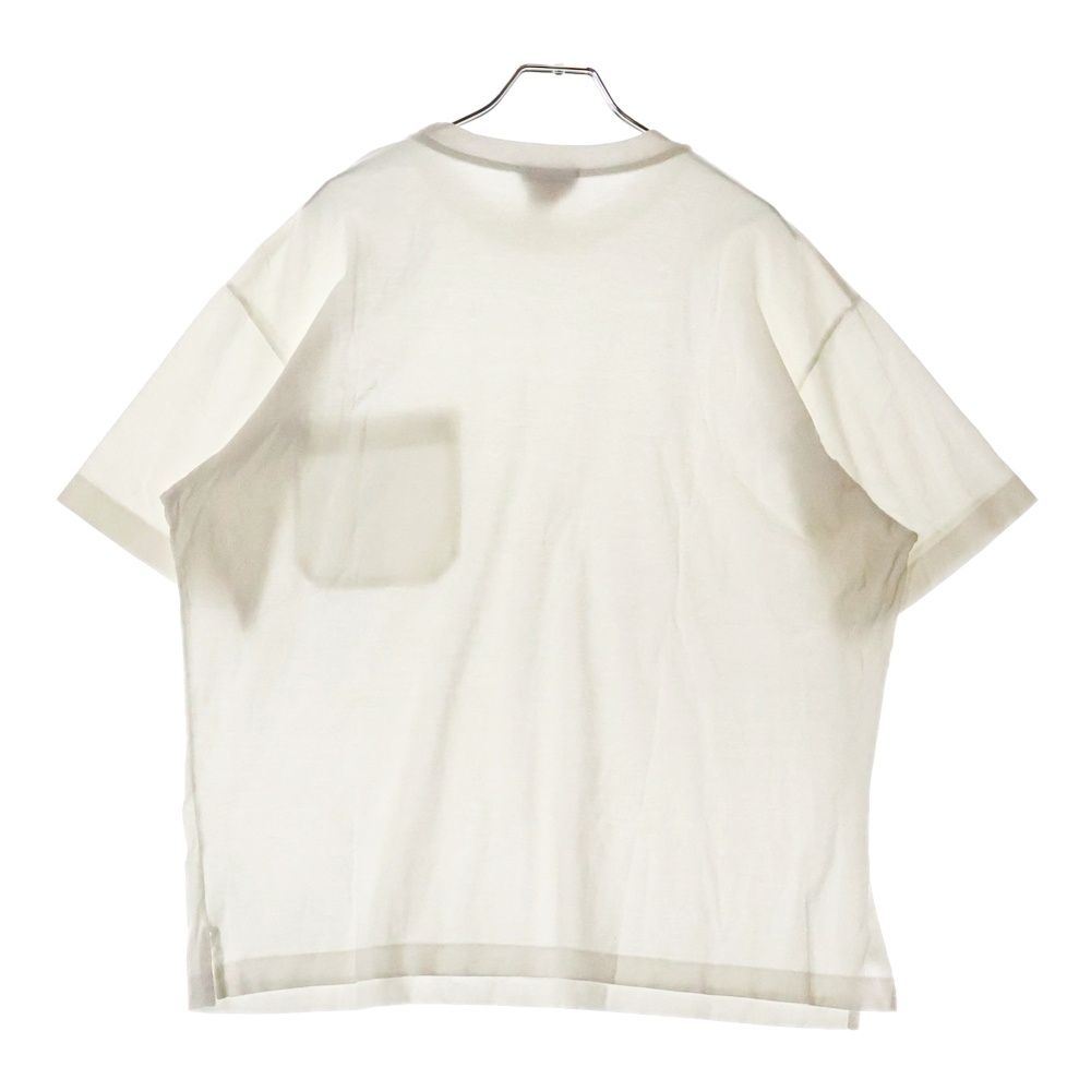 HERMES エルメス Tシャツ コルドリエール クルーネック コットン HERMES (エルメス) Hロゴ刺繍 コットンクルーネックカットソー