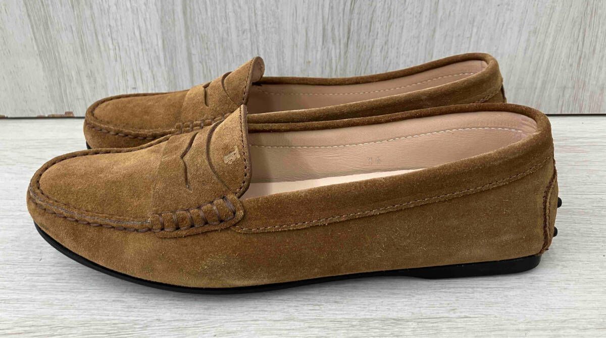 TOD'S トッズ スエードローファー サイズ36 ブラウン TOD'S トッズ スエードローファー サイズ36 ブラウン