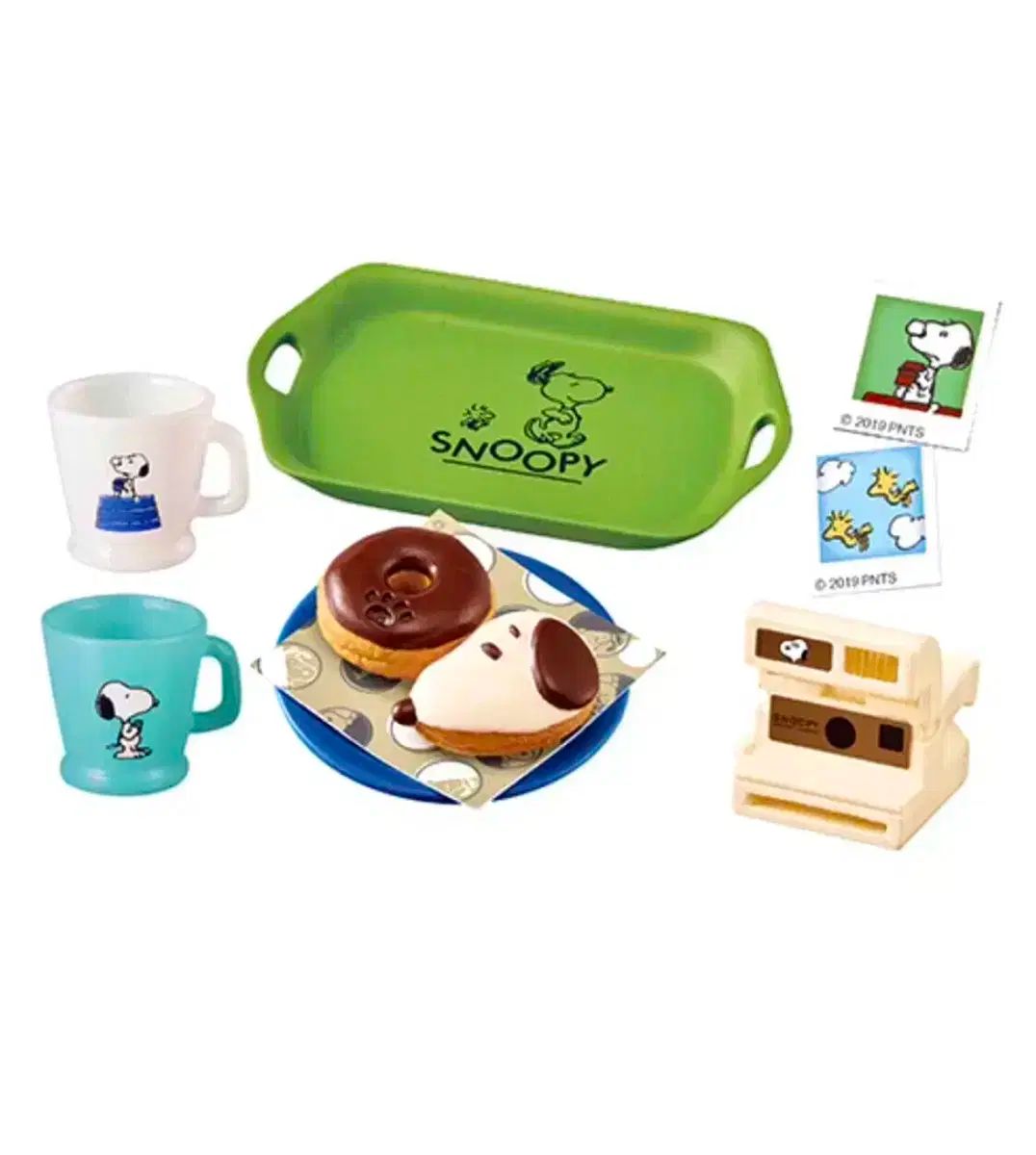 【雷市場（ポンジャン）商品韓国直送】 リーメント スヌーピー ブルックリン ポラロイド セット 食玩
