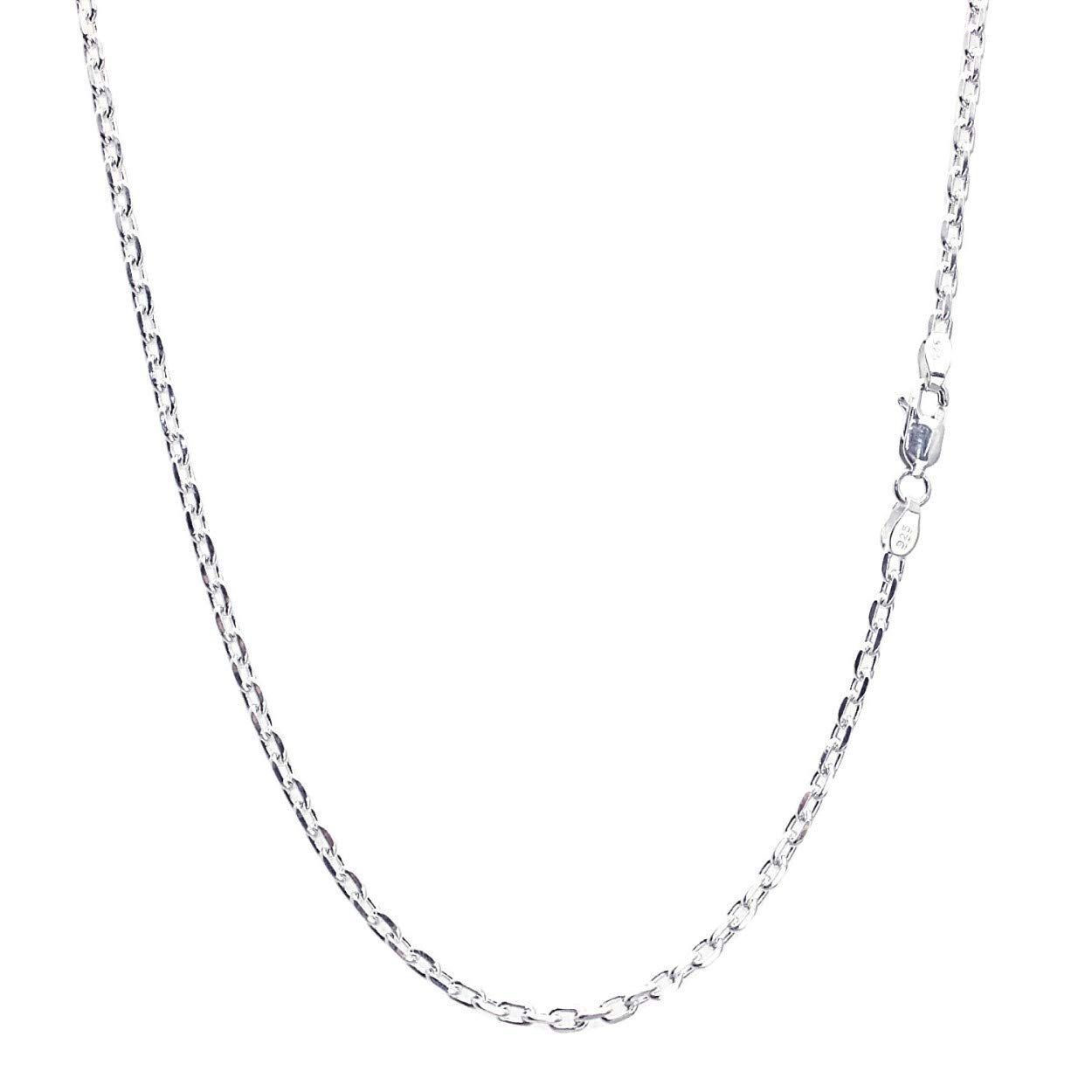 シアーズ シルバー925 SILVER 925 あずき4面カットチェーン 幅 2.6mm 長さ 50cm scl804c-50