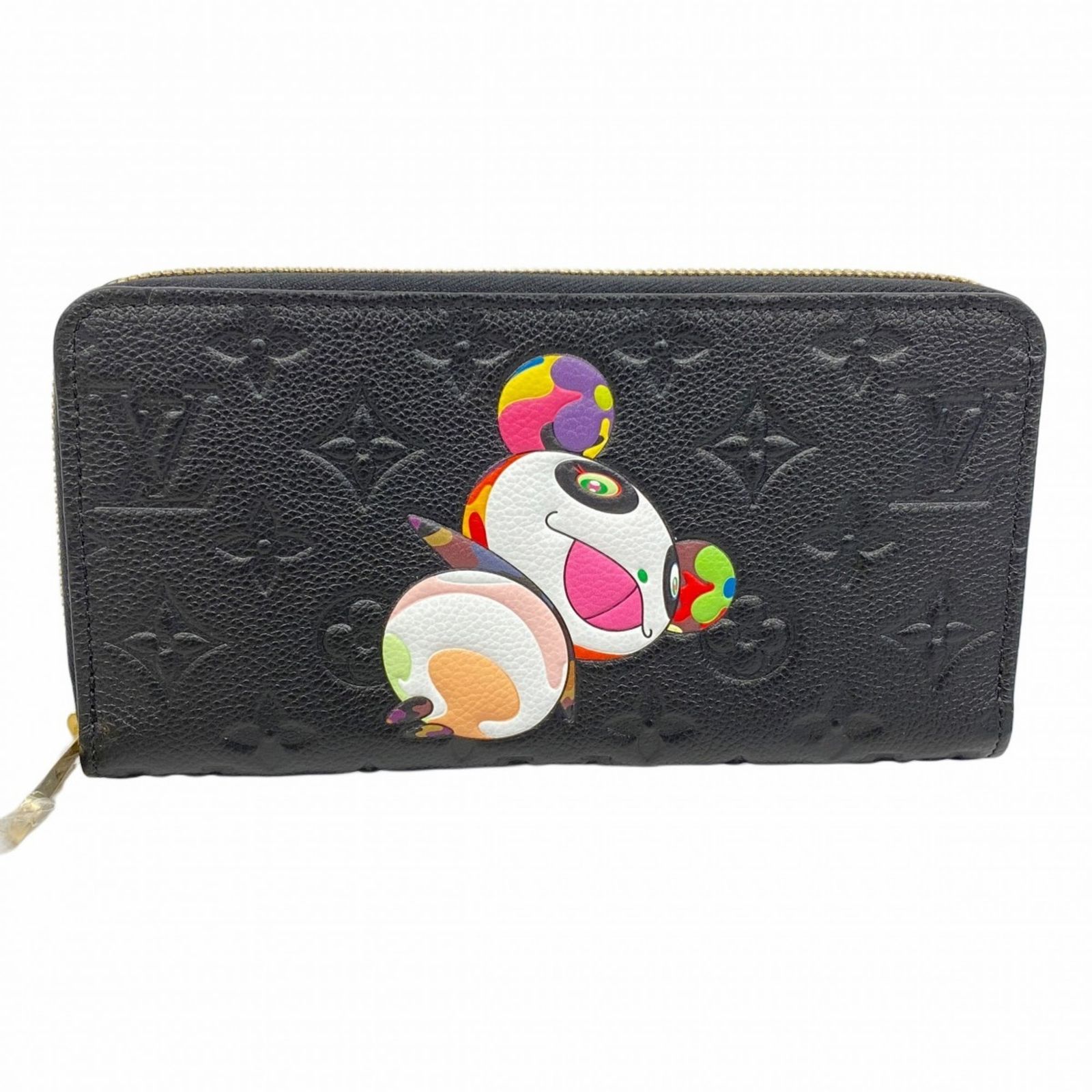 ルイ・ヴィトン LV×TM マルチカラー ジッピーコインパース ブラック 村上隆