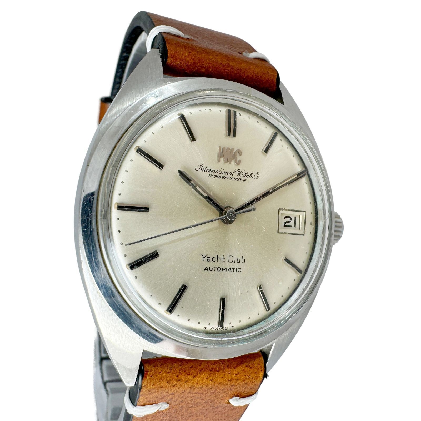 IWCシャフハウゼンcal.8541オールドインター1960年代自動巻魚リューズ IWC☆ヨットクラブ☆Cal.8541】オールドインター 魚リューズ