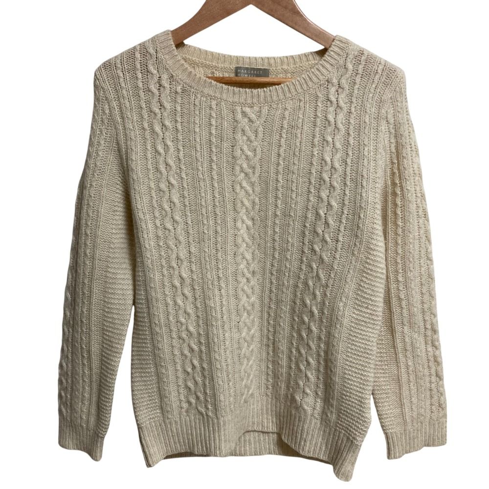 美品 MARGARET HOWELL マーガレットハウエル 長袖 ケーブル