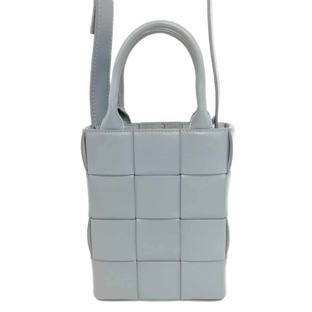 ボッテガヴェネタ　イントレチャート　ミニボストン　トートバッグ　ショルダーバッグ BOTTEGA VENETA(ボッテガヴェネタ)】イントレチャート ミニ