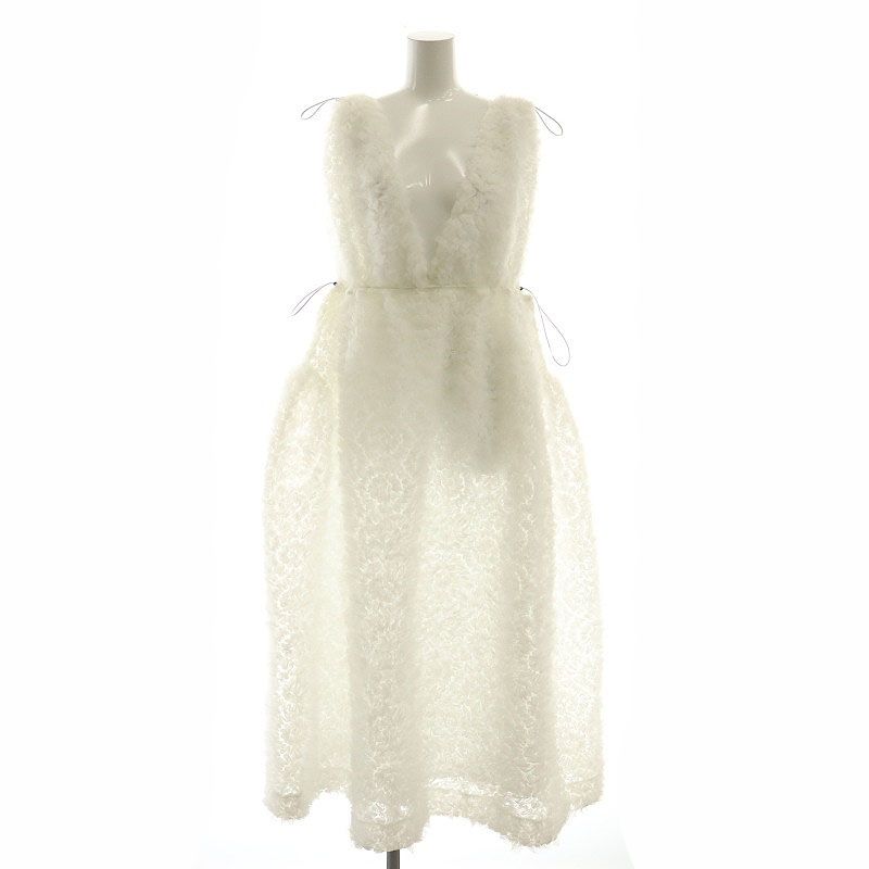 ビビィ Bibiy NOELLE SHEER DRESS ドレス ワンピース ノースリーブ チュール F ホワイト |ES OS SH