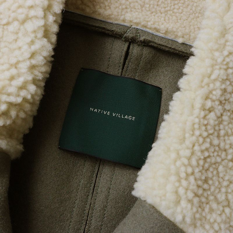 未使用 定価7.7万 ガサ ネイティブヴィレッジ gasa NATIVE VILLAGE 衿  