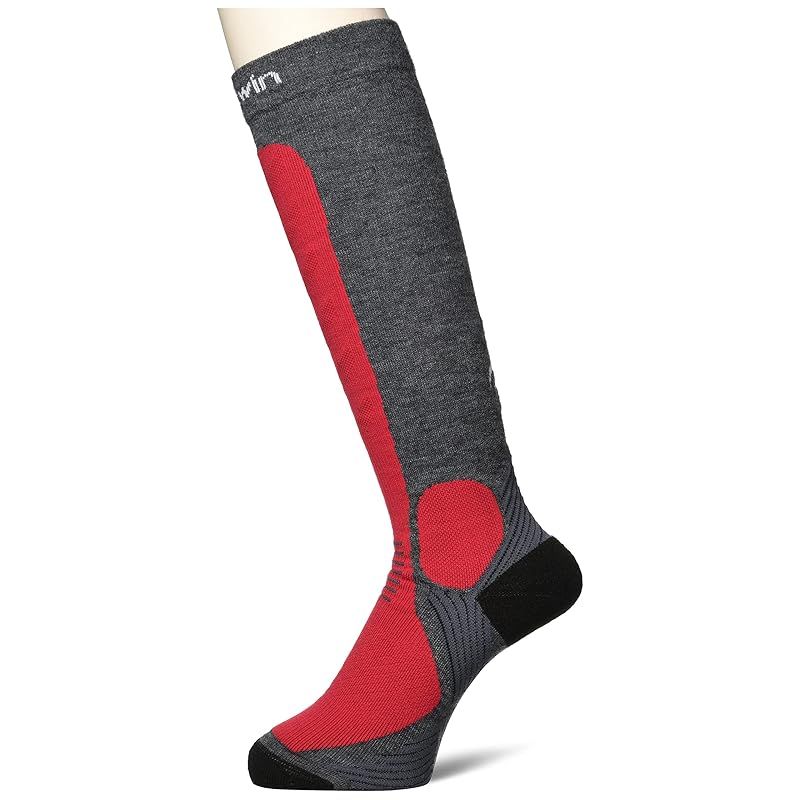 [Goldwin] c3fit Winter Support High Socks GC20323 レッド/ブラック XL